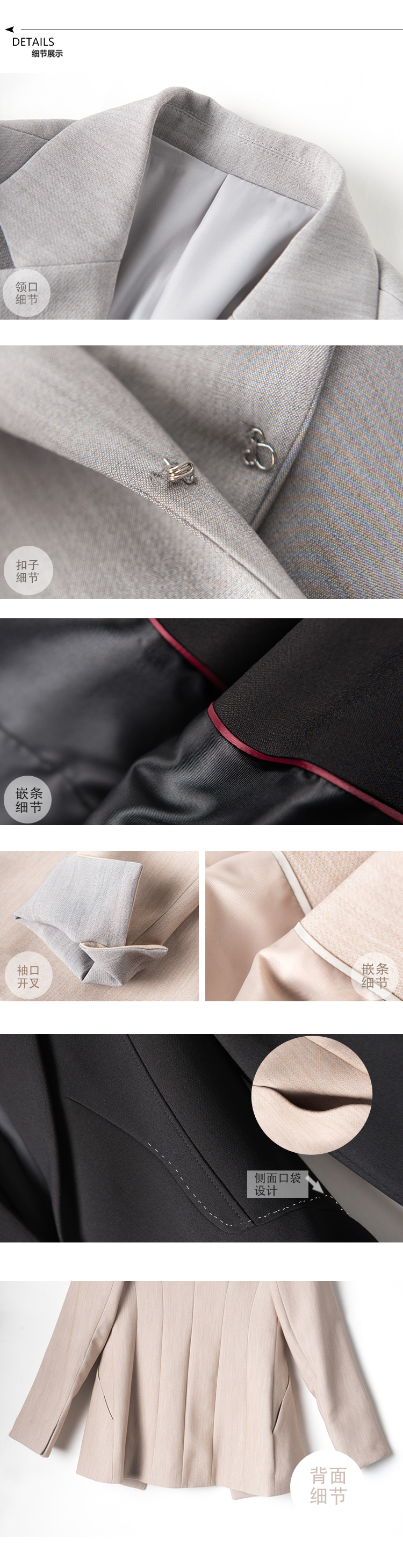 Li Dami màu đen giản dị blazer nữ mùa xuân và mùa thu thu Hàn Quốc phiên bản áo sơ mi màu xám tự luyện vest nữ trung niên
