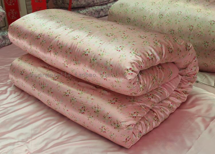 Đám cưới lụa trượt băng lụa tơ tằm bao gồm lụa satin đám cưới chăn quilt lụa - Quilt Covers chăn mền cotton