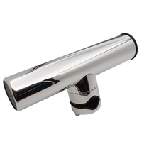 316 stainless steel fishing rod barrel stainless steel fishing rod holder for yacht marine fishing rod holder fishing turret