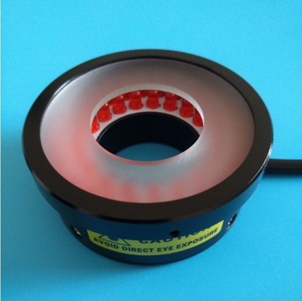 Machine vision light source Ring light source LED industrial light source YD-HX5025-W R B brightness adjustable