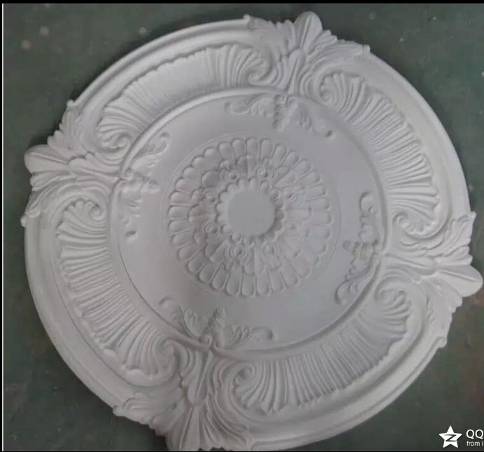 Special promotion PU lamp panel European-style ceiling lamp holder home decoration art lamp pool flat-bottom lamp panel PU carved lamp panel 66
