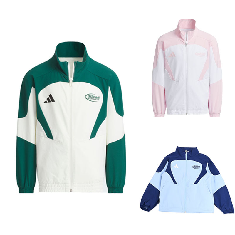 Adidas 25 Spring Boys and Girls Water-Repellent, Splash-Resistant, Wear-Resistant Sports Casual Jacket Jn1749Jn1748