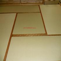  Eco-friendly Japanese room tatami mat two-color woven mat surface Japanese papyrus tatami brown core mat Korean mattress