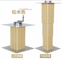 Promotional tatami lift table manual lift table and room hand lift tatami table large aluminum alloy table