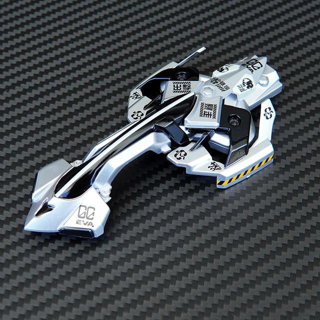 Ruize mini four-wheel drive car shell, spray-painted shell, silver Jedi tank car shell, for FMA chassis