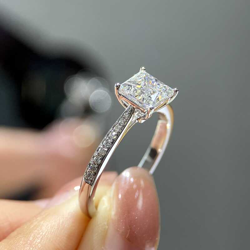 💍【2024秋季新婚必备】18K金公主方钻戒💍-合成处理钻石手饰-淘宝好物网