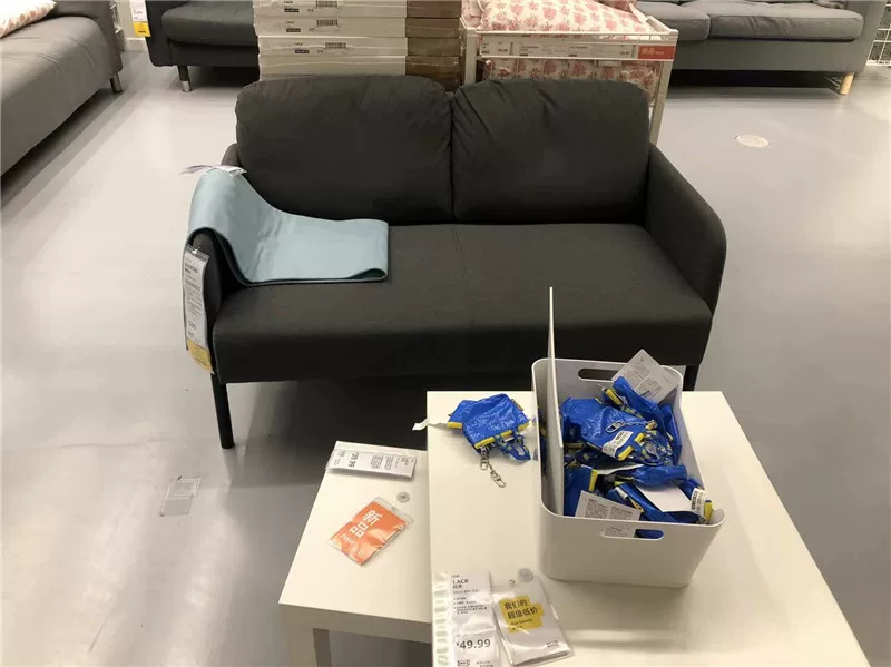 Диван Ikea для двоих, минималистичная ткань для спальни, стиль высокого качества