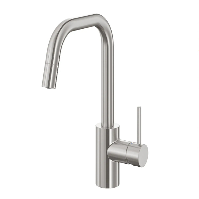 Authentic Ikea Purchase: Emma Lan Kitchen Mixer Tap with Pull-Out Spray Head, Stainless Steel Color Faucet