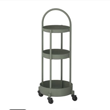Ikea jutesber trolley gray-green coffee table with wheeled snack storage cart limited time special offer free shipping
