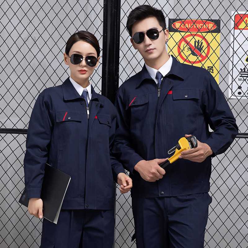 Весенне-осенний комбинезон из чистого хлопка, мужские топы для ремонта автомобилей с длинными рукавами, утолщенная износостойкая хлопчатобумажная оснастка сварщика, одежда для страхования труда