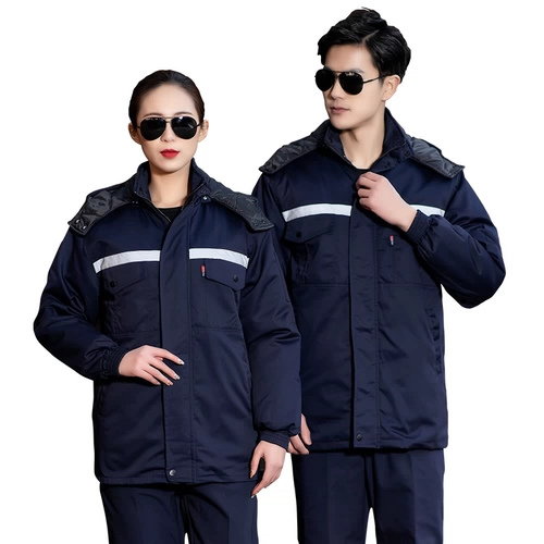 Зимний пуховик для работы, съемная куртка, рабочая одежда, увеличенная толщина, делается под заказ