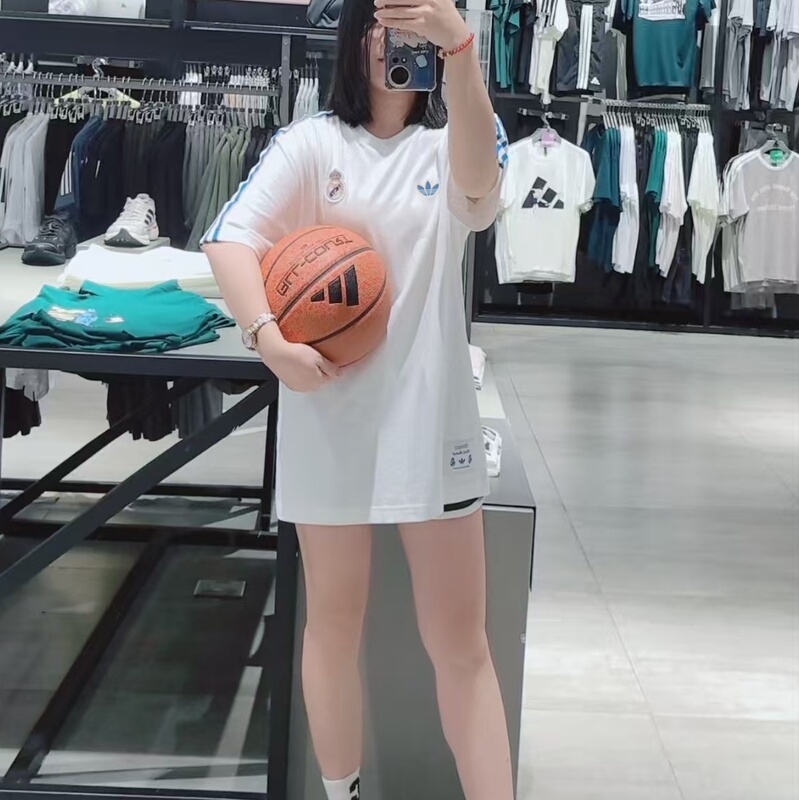 Domestic In-Stock 2026 New Casual Sports Football Jersey Short-Sleeved Men's Crew Neck T-Shirt Loose Half-Sleeve Top for Women