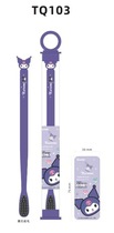 Cartoon cute girl Kurumi Melody dog ​​soft-bristle toothbrush adult bamboo charcoal fiber travel toothbrush barrel