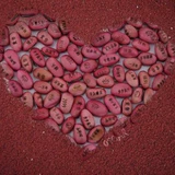 Красная и белая любовь волшебные бобы Мини