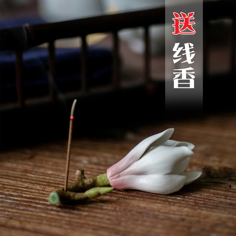 Jade Orchid Handmade Ceramic Flower scents with tea Herbal Tea Spoocher Tea Dauphine Spare Parts Boutique Tea Mat chine Spicer Spicer