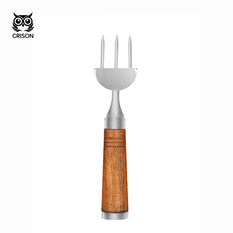 IP002 CRISON/Crison ステンレススチール 3本爪アイスコーン シングルフォーク カクテルシェイカー アイスボールチゼル アイスポーク
