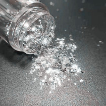 Solvent-resistant platinum powder flashing glitter powder bright star glue new popular color nail salon special color platinum powder