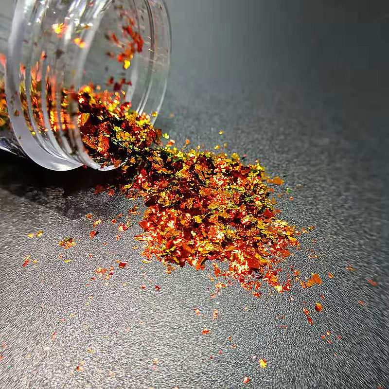 Imported Super Variable Color Dragon Pearlescent Powder Solid Pink Cloud Brocade Pink pink with special effects Pearlescent Paint 0 5G 5G