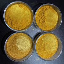 Crystal Series Golden Yellow Super Flash Pearlescent Powder High Color Intense Golden Yellow Pearlescent Pigment Printing 50g Bottle