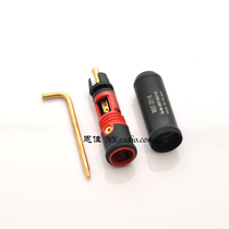 Original licensed German WBT 0114Cu RCA head Lotus head hifi audio connector 4 boxes