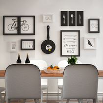 Nordic restaurant decoration painting Dining room wall decoration Western mural Modern simple personality creative hanging painting 3D three-dimensional