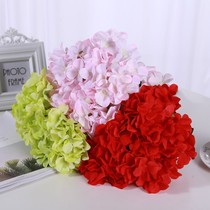 Dutch seven-headed hydrangea fake flower wedding flower road guide simulation flower wall photography decoration plant wall Hotel Mallorca