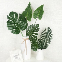  Pastoral country decoration placement simulation over glue turtle bay leaf factory direct sales plant wall green leaf decoration sunflower leaf