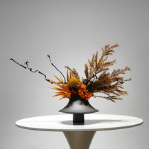 New Chinese-style simulated floral art immortal flowers dried flowers set model room restaurant tea room coffee table B&B decorative ornaments