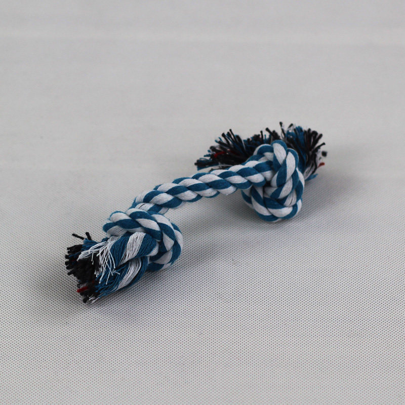 Dog chewing rope toy multi-size optional twist rope molar teeth cleaning toy