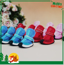 Pet Dog Mesh Breathable Shoes Anti Slip Shoes Dog Shoes Teddy Bibi Bear Shoes Spring Autumn Money Pet Dog Dog Shoes