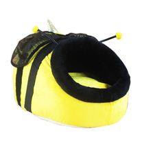 Cartoon Cat Cohorts Washable Teddy Dog Nest Warm Cotton Nest Suede Bouxisch Dogs Cute Kennel Winter Warm Comfort