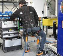 Chairless Chair German made human body mechanics mechanical exoskeleton robot wearable invisible Chair