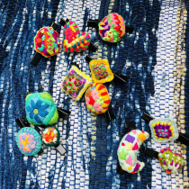 5 15 Live Fog Bags 1-Thai Handcrafted Color Spurs embroidered solid hairpin group