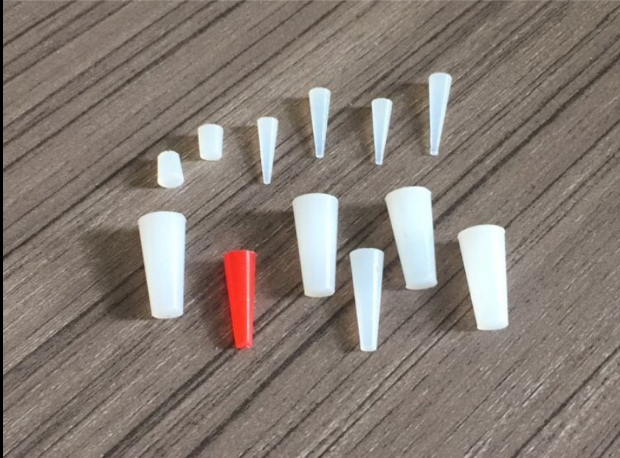 High temperature resistant silicone stopper spray plastic plated corrosion resistant silicone elastic tapered choke plug outer diameter thread shielded choke plug