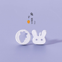 925 sterling silver children earrings female rabbit radish Autumn Winter earrings cute simple cartoon new earring ear ornaments