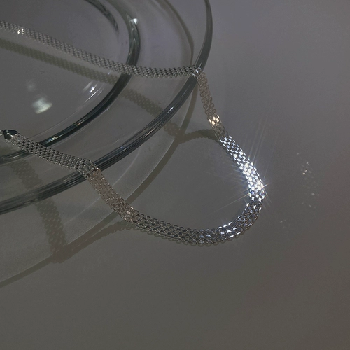 Ожерелье, цепочка до ключиц, серебро 925 пробы, коллекция 2023