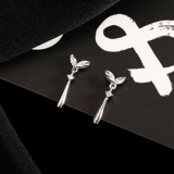 Дизайнерские серьги, легкий роскошный стиль, изысканный стиль