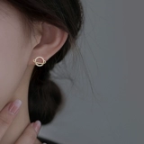 Небольшие дизайнерские брендовые серьги, серебро 925 пробы