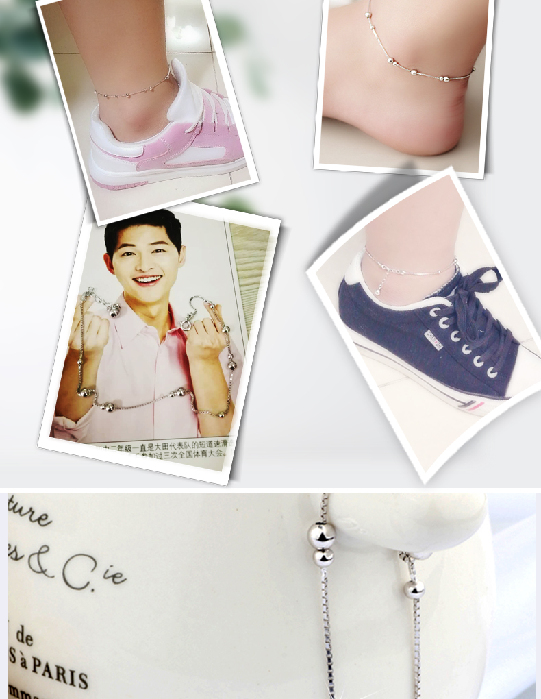 Bracelet de cheville Femme en Argenterie - Ref 3104043 Image 10