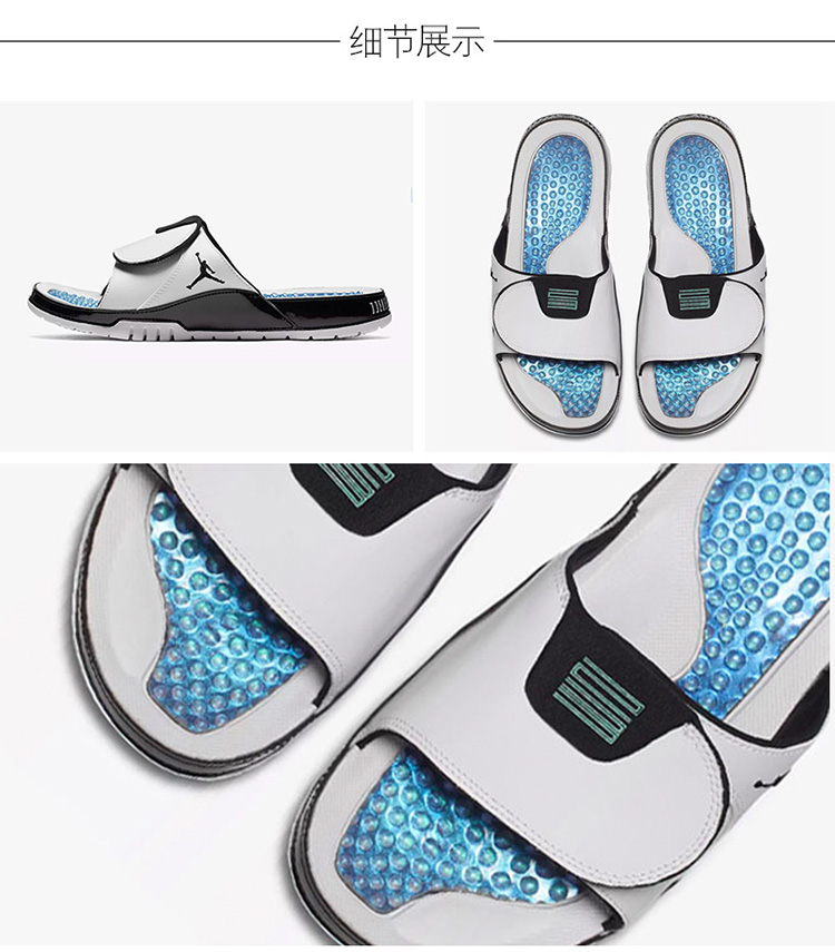 [kẹp] Air Jordan Hydro AJ11 Dép thể thao màu xám lạnh Phục Sinh AA1336-117 dép havaianas