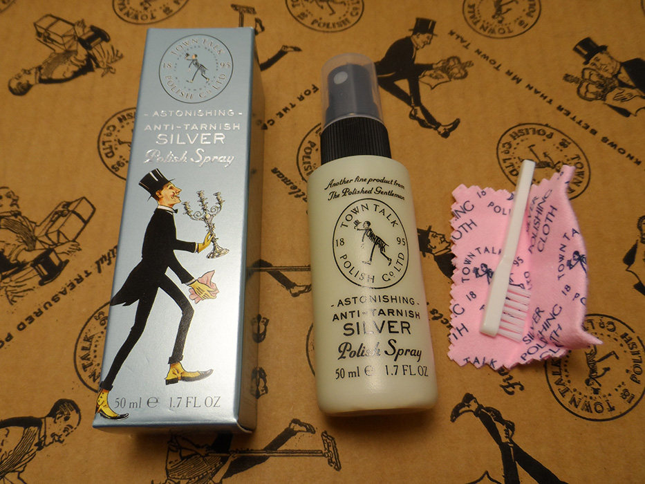 UK imports Titestone TOWNTALK silverware spray washed silver mercurial care liquid to remove stains bright long-term antioxidant