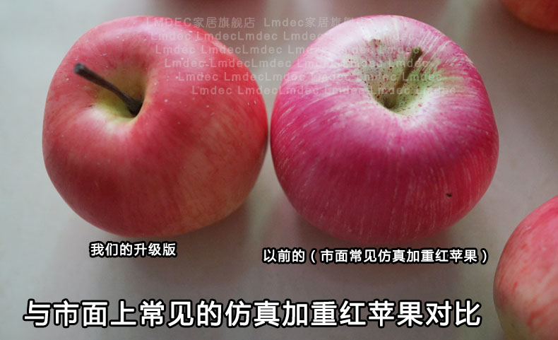 Tăng cường mô phỏng cao Fuji đỏ táo đỏ mô hình trang trí Lmdec trái cây giả Hoa và trái cây trang trí hoa nhân tạo - Hoa nhân tạo / Cây / Trái cây cây giả trang trí