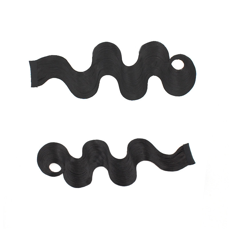 Ancient costume wig photo studio hair piece Republic of China retro Shanghai booth cheongsam show small ripples hard hand push ripple bangs