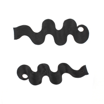 Costume wig Studio hair film Republic of China retro Shanghai stall cheongsam performance small ripple hard hand push corrugated bangs