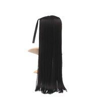 Ancient costume Hanfu corn beard wig piece one-piece hair row Ancient style hair extension without knotting long straight hair piece cos shape