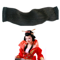 Ancient costume wig without knots upgraded version of micro-Koji corn hair row shape straight hair piece Hanfu hairstyle ancient style twist