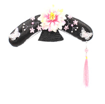 Costume wig studio photo Qing Dynasty Gege hat headdress princess queen flag head film and television Yanxi raiders the same paragraph