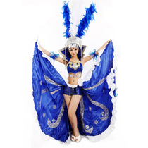 Opening dance big swing dress dance costume female atmosphere modern big skirt big chorus stage dance dress