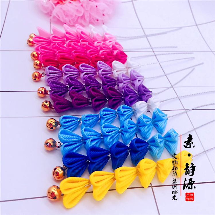Phong cách Nhật Bản và gió bán hoa tua rua handmade phụ kiện tóc anh đào vương miện COS áo choàng đầy hoa - Phụ kiện tóc băng đô vải