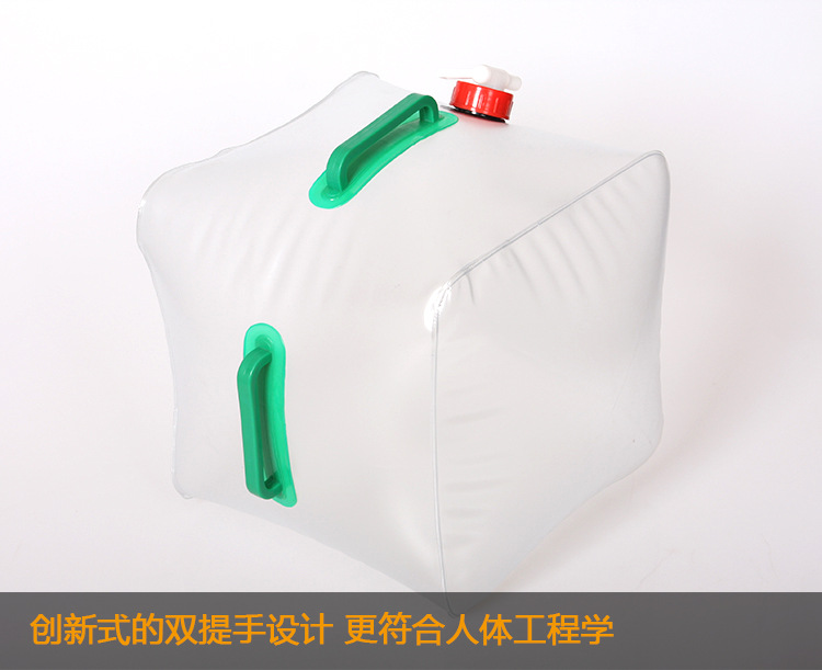 Bình đựng nước ngoài trời Thùng gấp 20L Túi đựng nước Túi đựng nước trong suốt Có thể dùng để uống nước Siêu nhẹ - Thiết bị nước / Bình chứa nước thùng nhựa